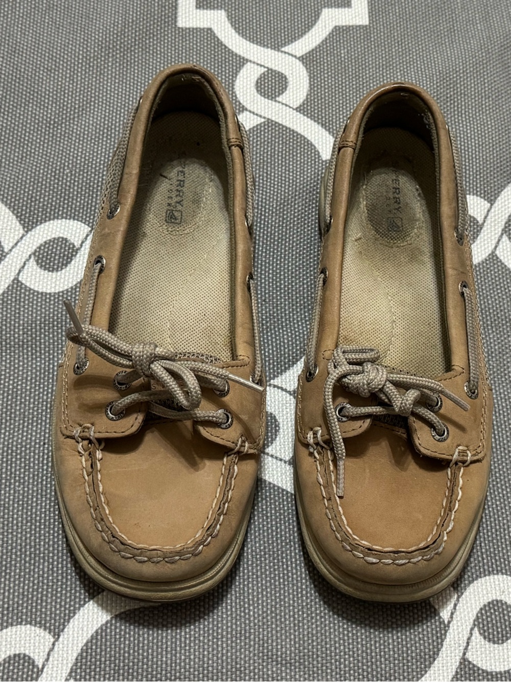 Sperry Brown Leather Boat Shoes